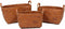 KidsDepot Opbergmand Kess Set van 3