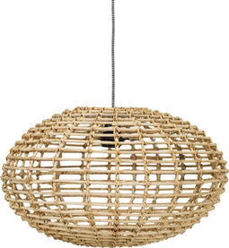 Kidsdepot Pumpkin Hanglamp - Rotan - Natural - E27 - Ø 45cm