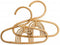 KidsDepot Rosie kleerhanger / kledinghanger - Set van 2 - Rotan