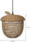 KidsDepot Rotan Hanglamp Ø 30 cm Veda