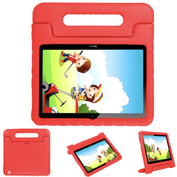 Kidsproof Backcover met handvat voor de Huawei MediaPad T3 10 inch - Rood