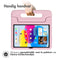 Kidsproof Backcover met handvat voor de iPad 10 (2022) 10.9 inch - Lichtroze