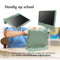 Kidsproof Backcover met handvat voor de iPad 6 (2018) / iPad 5 (2017) - Olijfgroen