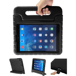 Kidsproof Backcover met handvat voor de iPad 6 (2018) / iPad 5 (2017) - Zwart