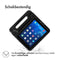Kidsproof Backcover met handvat voor de iPad 6 (2018) / iPad 5 (2017) - Zwart