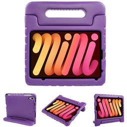 Kidsproof Backcover met handvat voor de iPad Mini 6 (2021) - Paars
