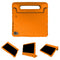 Kidsproof Backcover met handvat voor de Lenovo Tab M8 / M8 FHD - Oranje