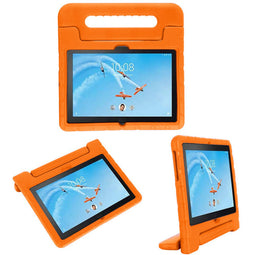 Kidsproof Backcover met handvat voor de Lenovo Tab P10 / M10 - Oranje