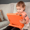 Kidsproof Backcover met handvat voor de Lenovo Tab P10 / M10 - Oranje
