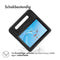 Kidsproof Backcover met handvat voor de Lenovo Tab P10 / M10 - Zwart