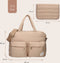Kidzroom Care Vienna Gracious Luiertas - Beige - Verschoonmatje - Verstelbare schouderband - Ophanglussen kinderwagen