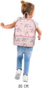 Kidzroom Mini Rugzak Meisje - Rugtas Kind - 2 t/m 6 jaar - Roze - Regenboog - Poes
