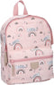 Kidzroom Mini Rugzak Meisje - Rugtas Kind - 2 t/m 6 jaar - Roze - Regenboog - Poes