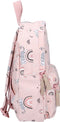 Kidzroom Mini Rugzak Meisje - Rugtas Kind - 2 t/m 6 jaar - Roze - Regenboog - Poes