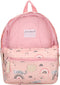 Kidzroom Mini Rugzak Meisje - Rugtas Kind - 2 t/m 6 jaar - Roze - Regenboog - Poes