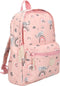 Kidzroom Mini Rugzak Meisje - Rugtas Kind - 2 t/m 6 jaar - Roze - Regenboog - Poes