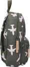 Kidzroom Paris Adore More Rugzak - Groen - Vliegtuig - 5.7L