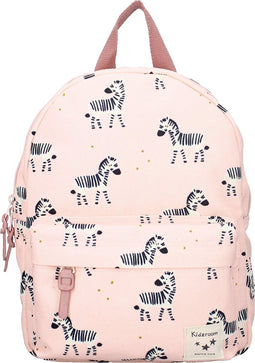 Kidzroom To The Zoo Rugzak 2 t/m 6 jaar - Roze - Zebra