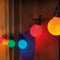 Feestverlichting lichtsnoer - Bolvorm - Twinkel effect - 950cm - 20 LEDS - Multi