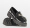 PS Poelman ROCKLAND - Dames Loafers - Chunky - Zwart - Maat 36