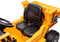 Kiepwagen Werkvoertuig Kinderauto Geel | 12V