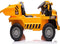 Kiepwagen Werkvoertuig Kinderauto Geel | 12V