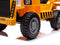 Kiepwagen Werkvoertuig Kinderauto Geel | 12V