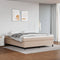vidaXL - Bedframe - kunstleer - cappuccinokleurig - 180x200 - cm