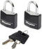 MasterLock O3mm - Hangsloten - 20mm breed - Gelijksluitend - zwart