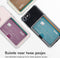 iMoshion Hoesje Geschikt voor iPhone 7 / 8 / SE (2020) / SE (2022) Hoesje Met Pasjeshouder - iMoshion Softcase Backcover met pashouder 3.0 - Transparant