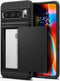 Spigen Slim Armor CS - Soft case - Versterkte valbescherming met pasjesvak - Zwart