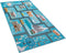 KIGI - Kindervloerkleed - Blauw - 80 x 150 cm - Polyester