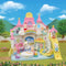 Sylvanian Families 5743 - Zonnig Kinderopvang Kasteel - Bloemen hangoor konijn baby - Regenboogoutfit