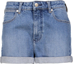 Wrangler BOYFRIEND SHORT - Dames Jeans - W26 - MID BLUE