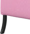 vidaXL - Hoge - Rug - Sofa - Roze - 109x56x121 - cm - Stof