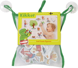 Kikker badspeelgoed badfiguren, educatief speelgoed in opbergnetje - peuter kleuter speelgoed - Bambolino Toys