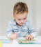 Kikker puzzel 4 in 1 educatief peuter speelgoed - kinderpuzzel 4x6x9x16 stukjes leren puzzelen - cadeautip puzzel 3 jaar en ouder - Bambolino Toys