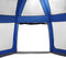 vidaXL - Zwembadtent - afneembare - buitentent - gaaswanden - azuurblauw