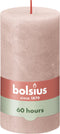 Bolsius - Rustieke Kaars - 4 Stuks - Roze - 13cm