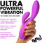 BANG! - 10X Flexibele Rabbit Vibrator - Duo Stimulatie Paars