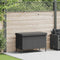 vidaXL - Tuinbox - met - wielen - 110x55x73 - cm - poly - rattan - zwart