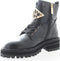 Liu Jo Pink 127 - Dames Veterboots - Zwart Gladleer - Maat 38