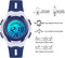 Kinder Blauwe LED-Horloge met 7 Kleuren - Waterdicht en Duurzaam - Perfect Cadeau