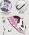 Kinder paraplu Minnie Mouse roze 71 cm - Disney paraplus voor kinderen