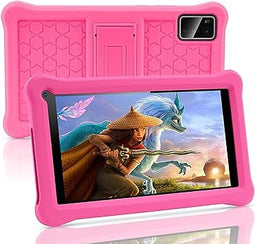 Kinder Tablet 7 Inch - Android - HD Display - Inclusief Stootbestendige Hoes - Voor Kinderen van 2-1