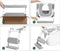 Kinder Toiletbril - WC-Bril Antibacterieel - Soft-Close - PVC - Wit-Grijs - 38x40 cm