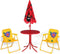 Kinder tuinset kever- 2 stoelen 1 tafel met parasol