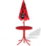 Kinder tuinset kever- 2 stoelen 1 tafel met parasol
