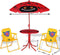Kinder tuinset kever- 2 stoelen 1 tafel met parasol