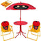 Kinder tuinset kever- 2 stoelen 1 tafel met parasol
